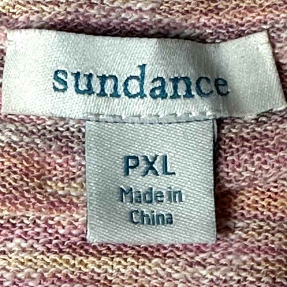 Sundance Long Sleeved Pink Cotton Knit Cardigan Women Petitie XL Pink Lagenlook - Picture 7 of 9